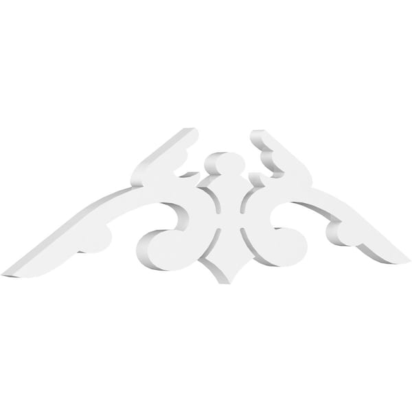 Ekena Millwork Pitch Milton Architectural Grade PVC Gable Pediment, 36"W x 10 1/2"H x 1"P (7/12) GPP036X011X100MIL - main